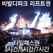 비발디파크 리프트권 가장 저렴히 구매하는 법!!