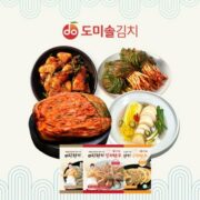 최고의 베스트셀러 도미솔김치 4총각2파1만두3종총11.75kg 리뷰추천