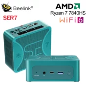 Beelink SER7 Ryzen7 7840HS 게이밍 컴퓨터, 최대 65W 미니 PC, DDR5 32GB SSD 1T, NVME SSD Wifi6, VS SER6 Pro 7735HS SER 5800H, 신제품