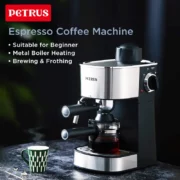 페트러스 커피 메이커 에스프레소 머신, 멋진 우유 기능, 커피 초보자용