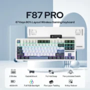 리뷰가 증명하는 Aula F87 Pro 무선 개스킷 기계식 키보드