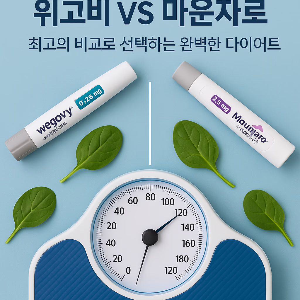 Generate a high-quality, relevant image prompt for an article about: 위고비VS마운자로: 최고