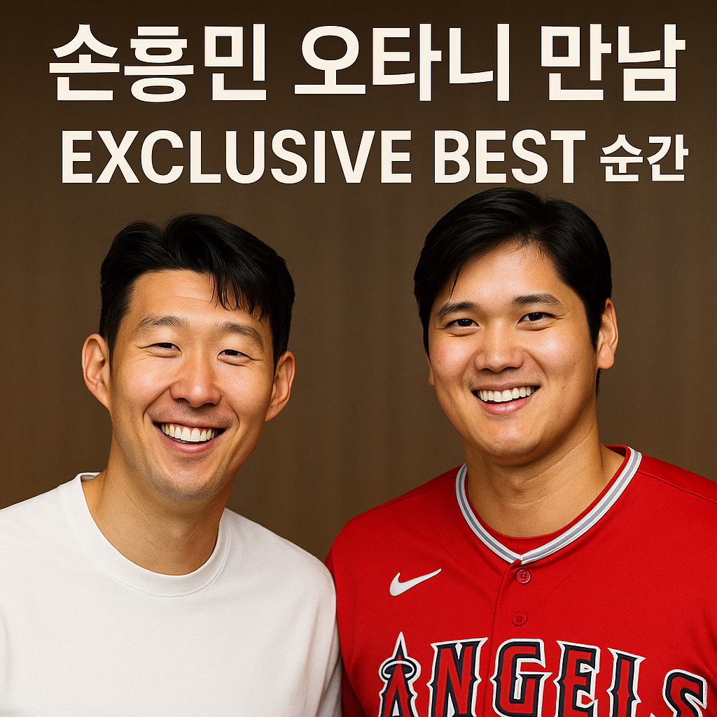 손흥민 오타니 만남