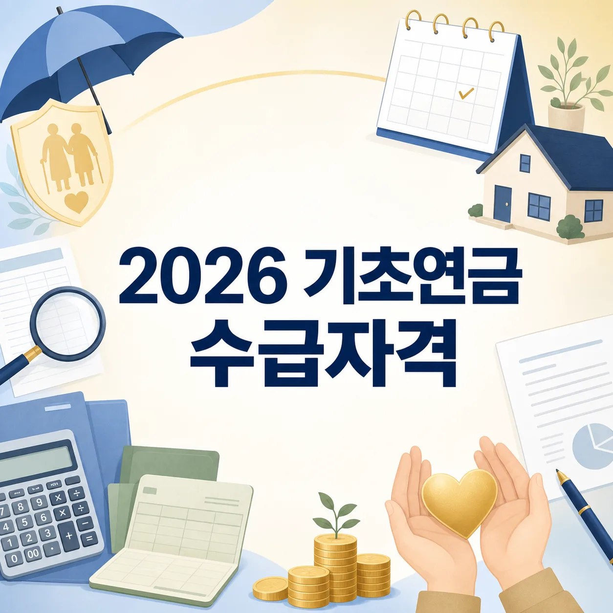 2026 기초연금 수급자격·소득인정액 총정리