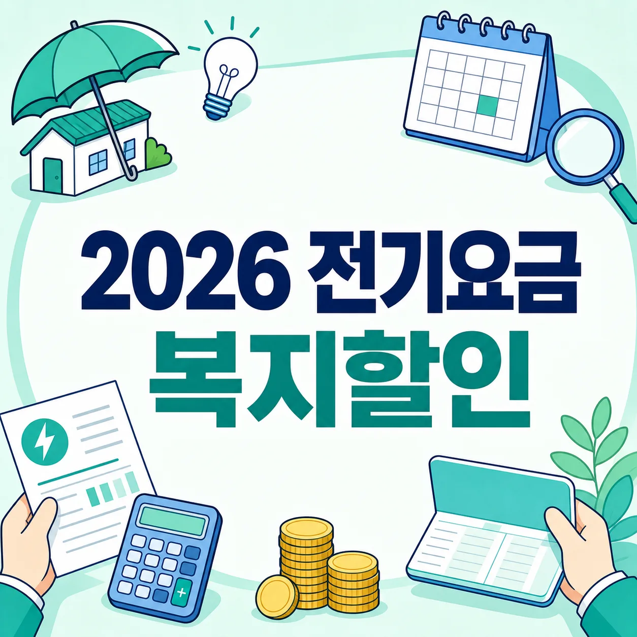 2026 전기요금 복지할인 신청방법·대상 총정리