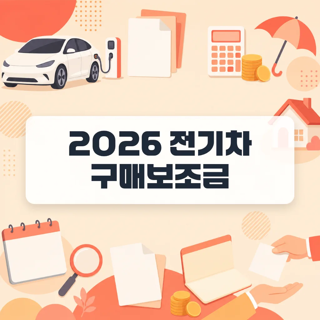 2026 전기차 보조금, 계약 전에 알아야 할 신청 순서