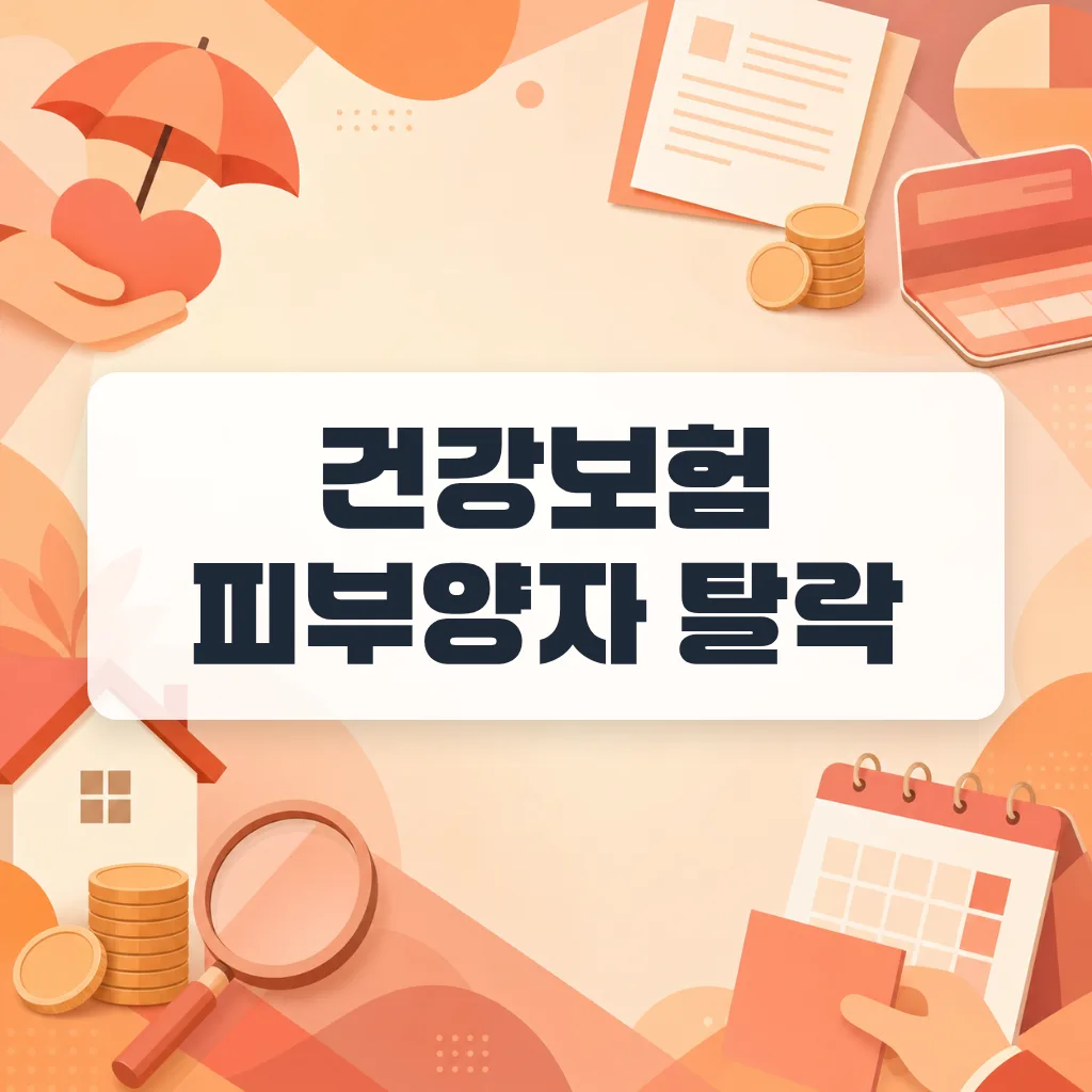 2026 건강보험 피부양자 탈락, 소득 2000만원 아래서도 걸린다