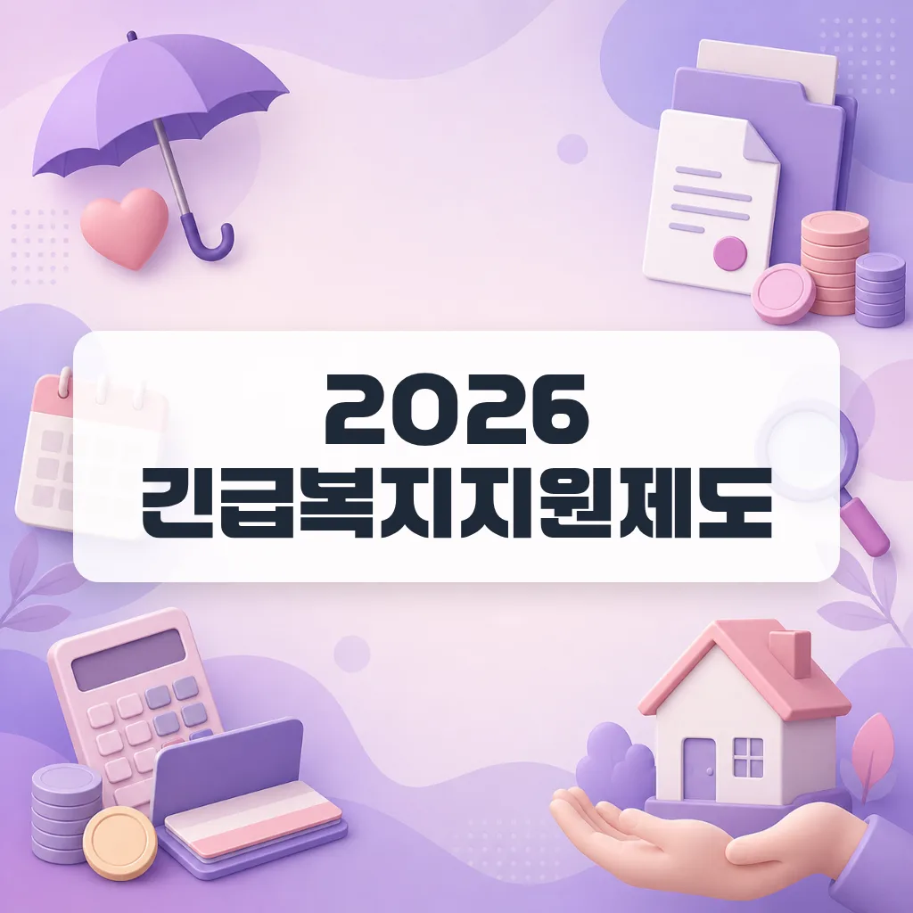 2026 긴급복지지원제도 자격조건, 소득·재산 어디까지 되나