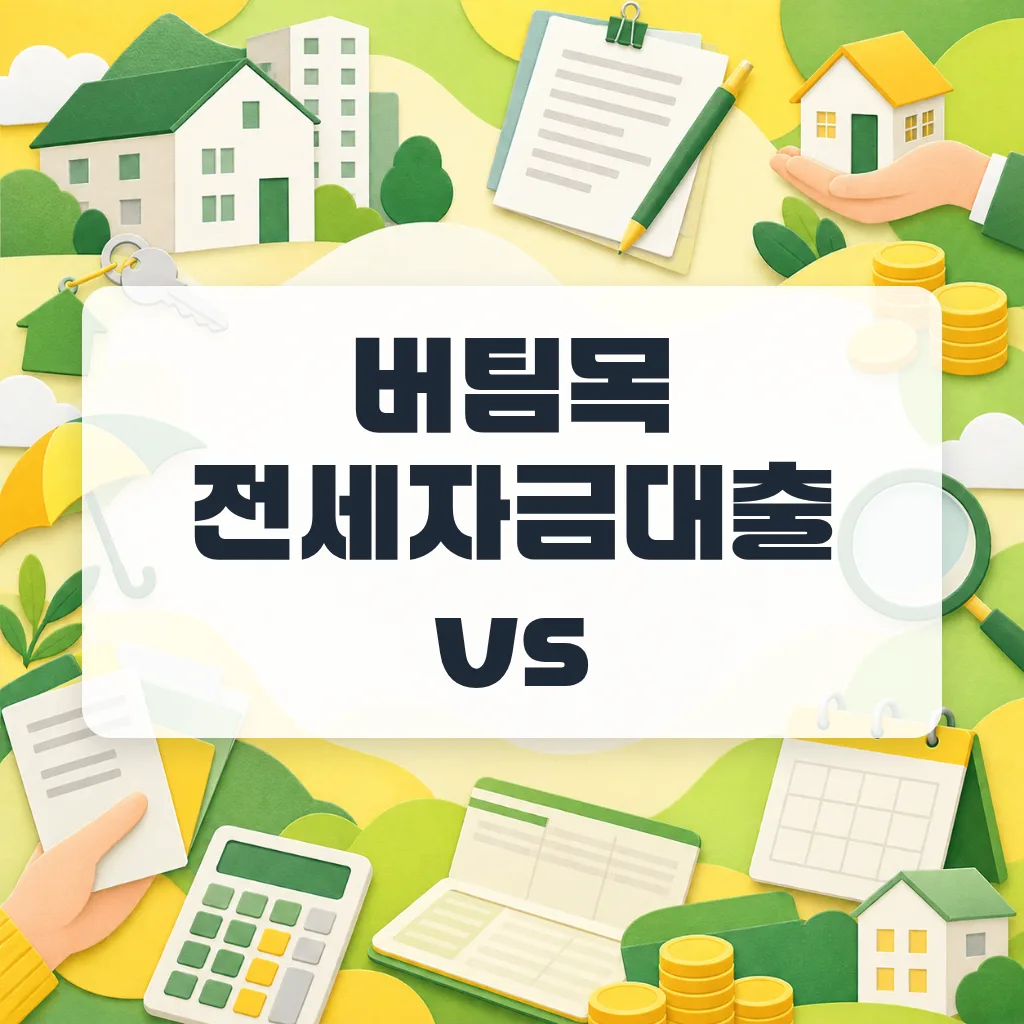 버팀목 vs 중기청 100%, 2026년 전세대출 유리한 쪽