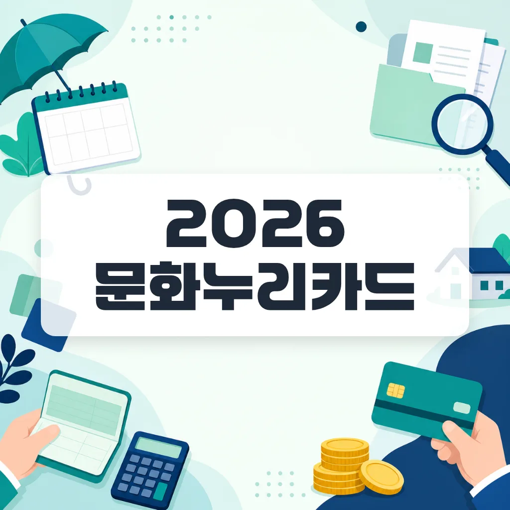 2026 문화누리카드 잔액소멸 전 사용처와 재발급 순서