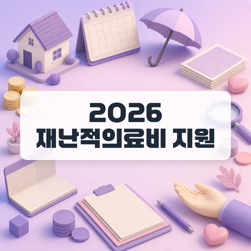 2026 재난적의료비 지원 신청방법, 180일은 퇴원 다음날부터