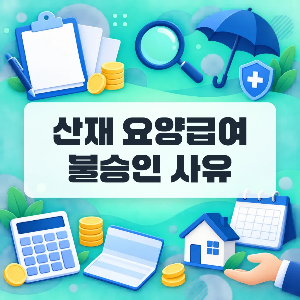 산재 요양급여, 이래서 불승인된다 (사유 5가지·기한 90일)