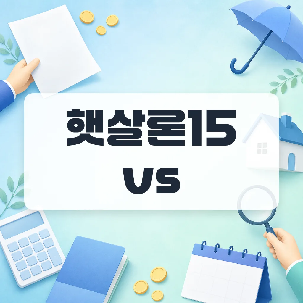 2026 햇살론15 새희망홀씨, 통과 확률이 갈리는 기준