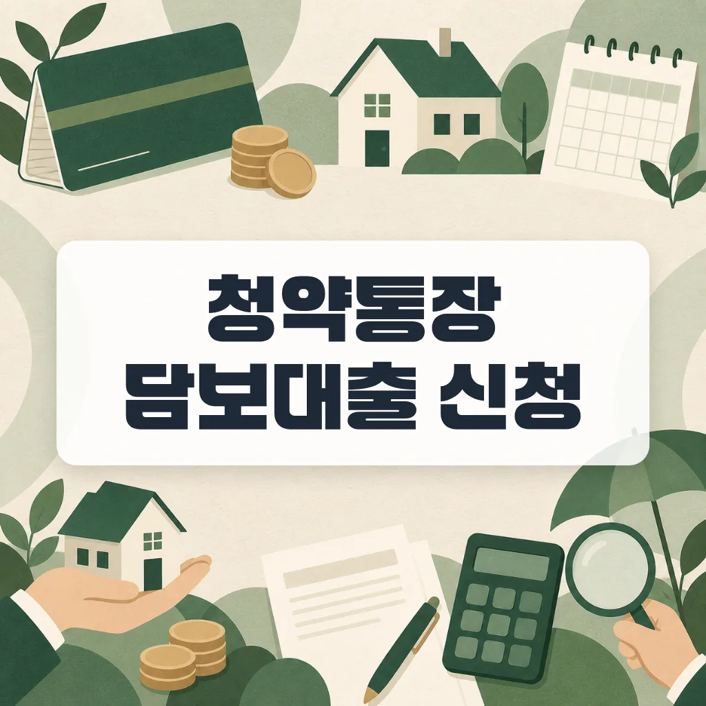 청약통장 담보대출 신청 전 챙길 서류와 은행별 차이
